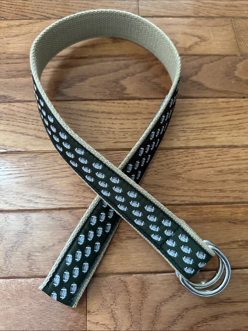 🦈 BELTED COW boys belt d-ring belt navy green sharks preppy youth belt small